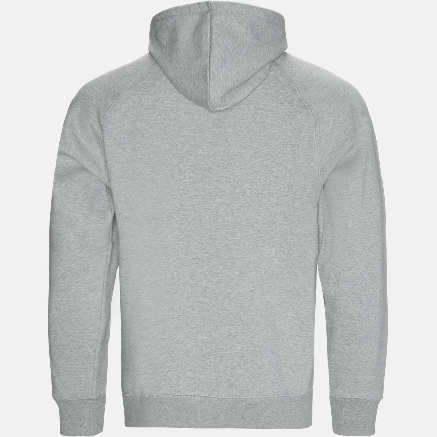 Carhartt WIP Sweatshirts HOODED CHASE. I026384 GREY HTR/GOLD